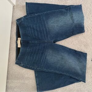 Soft Surroundings Denim Wide-Leg Jeans